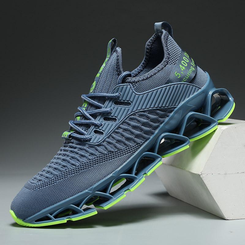 Men’s Lightweight Blade Sneakers – All-Black Street Style | Free Shipping