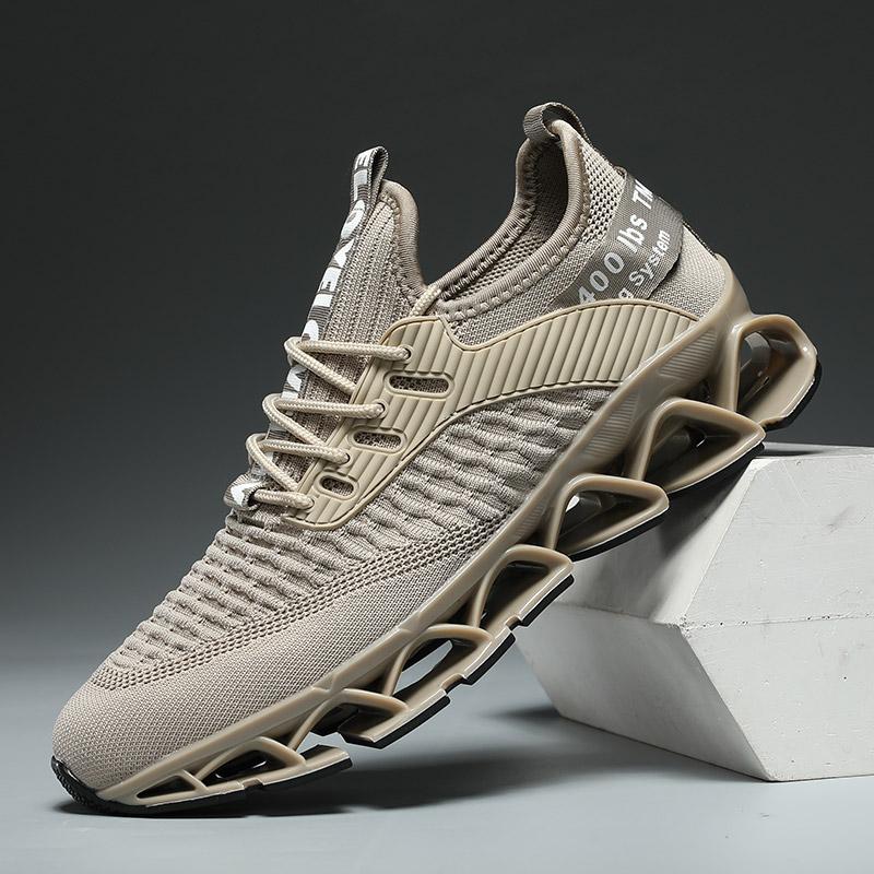 Men’s Lightweight Blade Sneakers – All-Black Street Style | Free Shipping