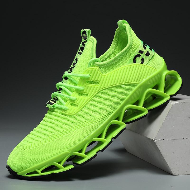 Men’s Lightweight Blade Sneakers – All-Black Street Style | Free Shipping